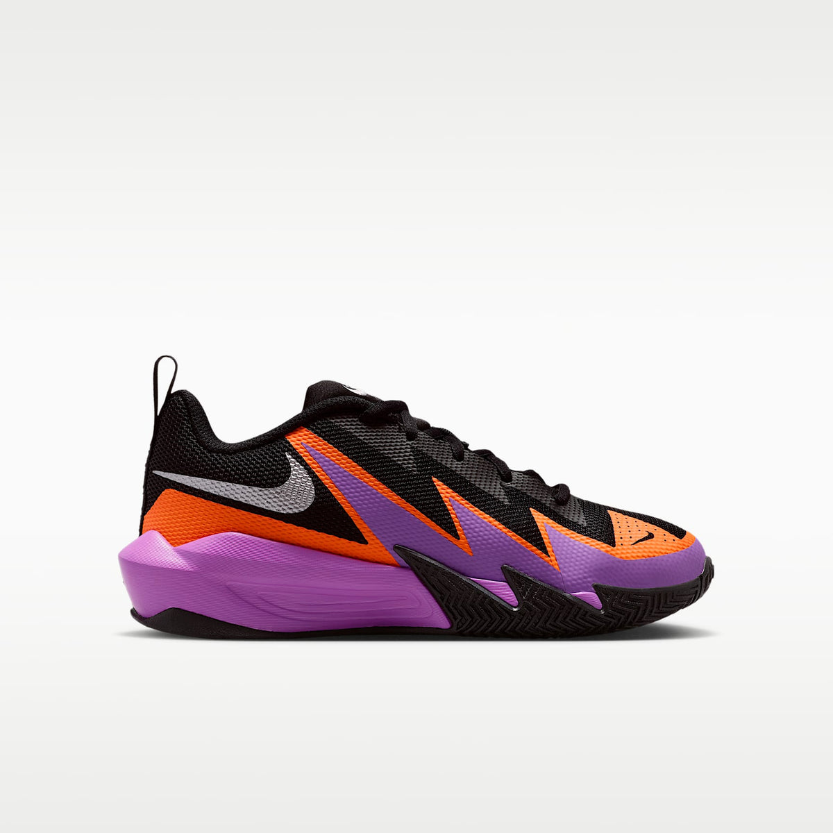 Nike S.T. Dynamite – Negro/Violeta brillante/Naranja total/Plata metalizado – vista 3