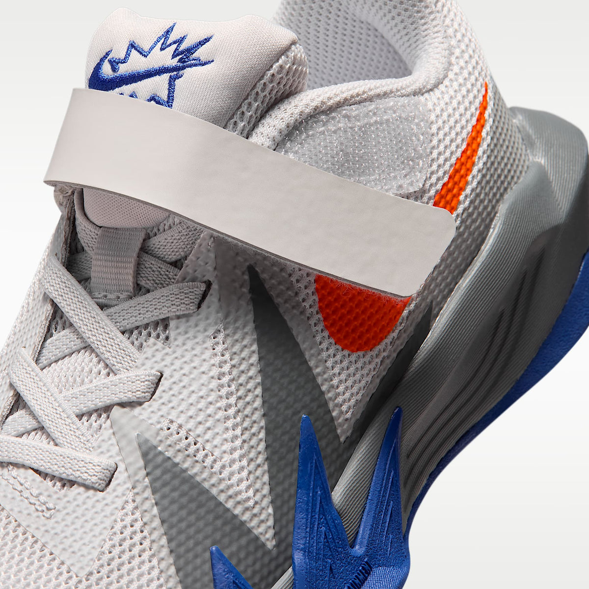 Nike S.T. Dynamite – Gris vasto/Gris humo claro/Gris humo/Naranja seguridad – vista 7