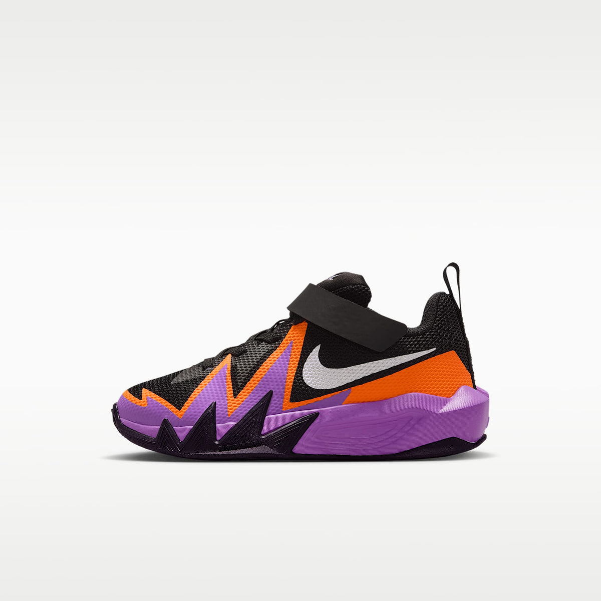 Nike S.T. Dynamite – Negro/Violeta brillante/Naranja total/Plata metalizado – vista 1