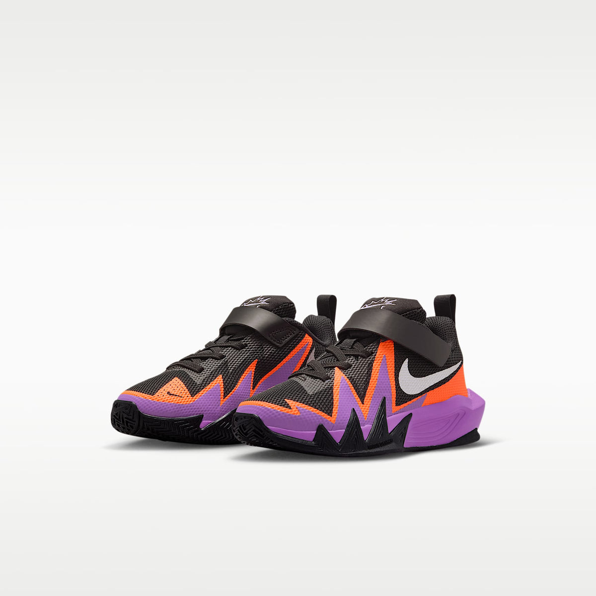 Nike S.T. Dynamite – Negro/Violeta brillante/Naranja total/Plata metalizado – vista 5