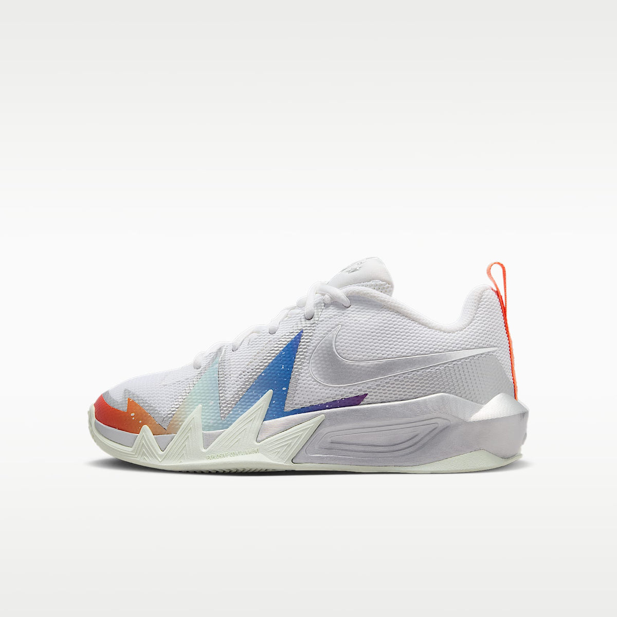 Nike S.T. Dynamite – Blanco/Plata metalizado/Escarcha naranja/Plata metalizado – vista 1