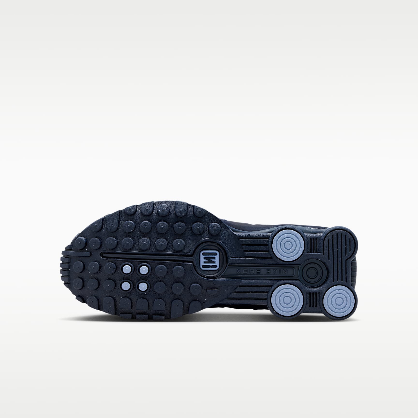 Nike Shox R4 – Obsidiana/Azul difuso/Aluminio – vista 2