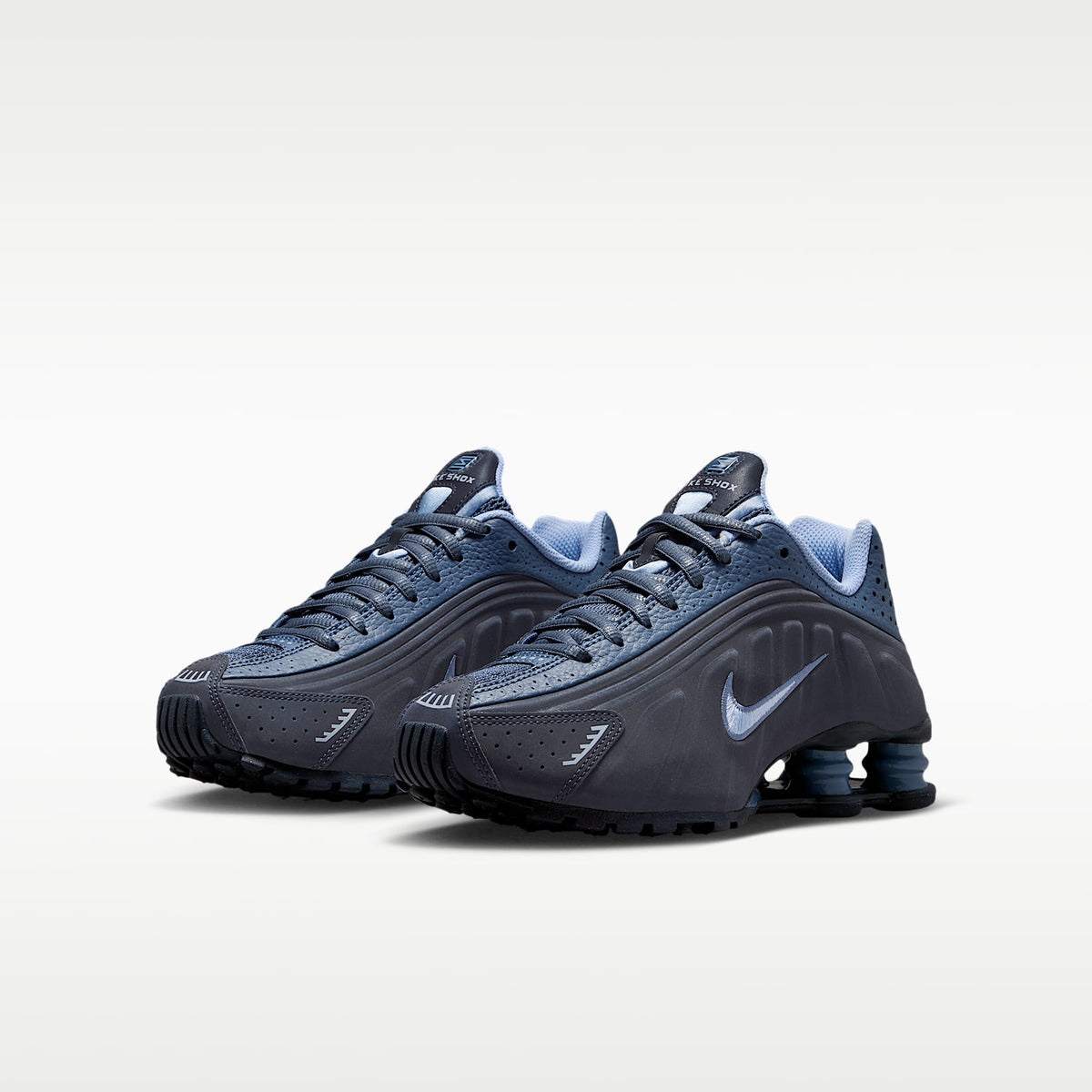 Nike Shox R4 – Obsidiana/Azul difuso/Aluminio – vista 5
