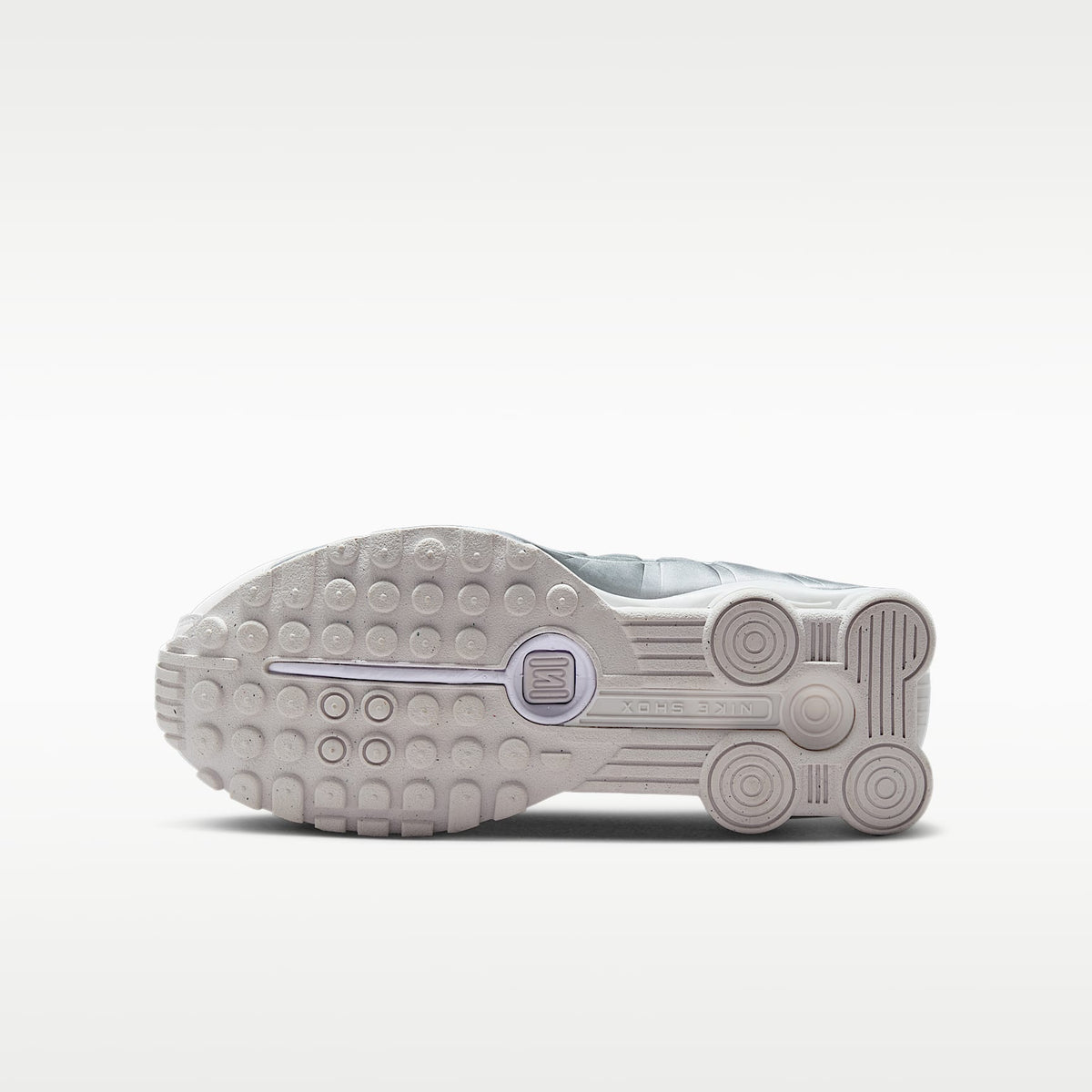 Nike Shox R4 – Blanco/Blanco/Carmesí brillante/Plata metalizado – vista 2