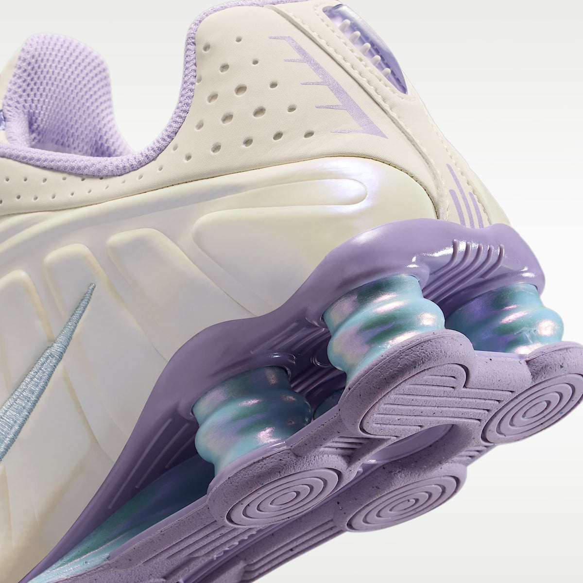Nike Shox R4 – Perla suave/Hortensias/Blanco/Azul celestino – vista 8