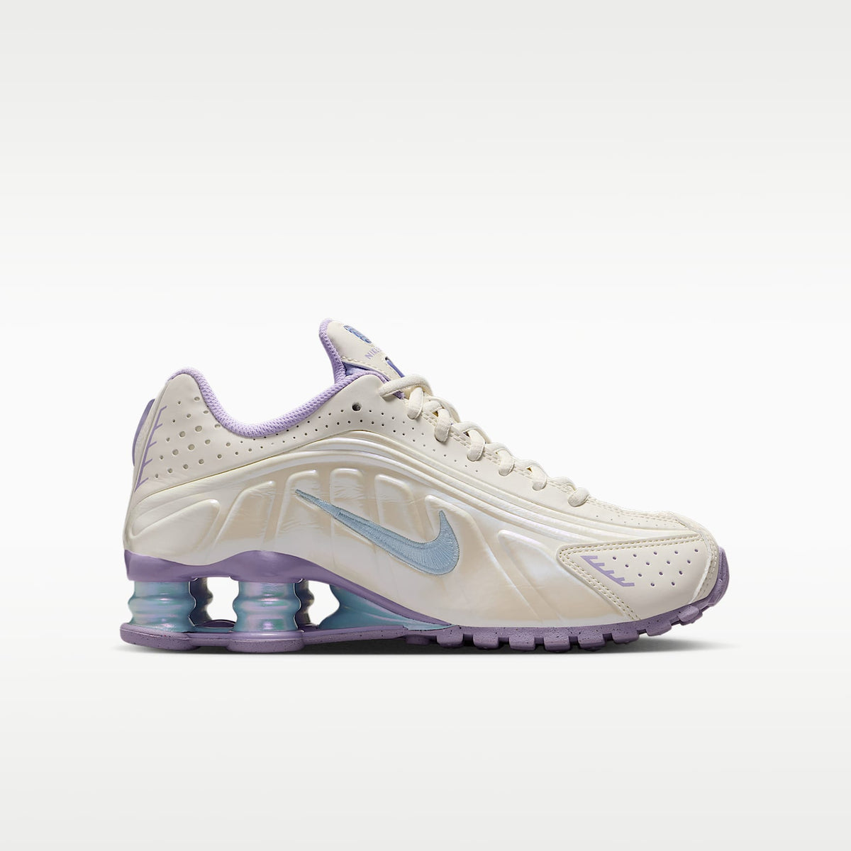 Nike Shox R4 – Perla suave/Hortensias/Blanco/Azul celestino – vista 3