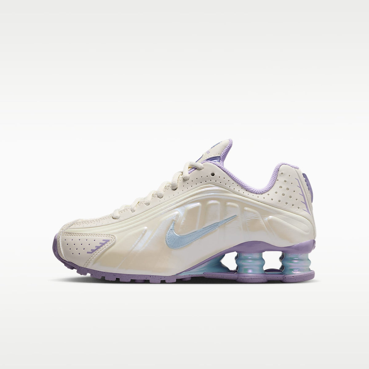 Nike Shox R4 – Perla suave/Hortensias/Blanco/Azul celestino – vista 1