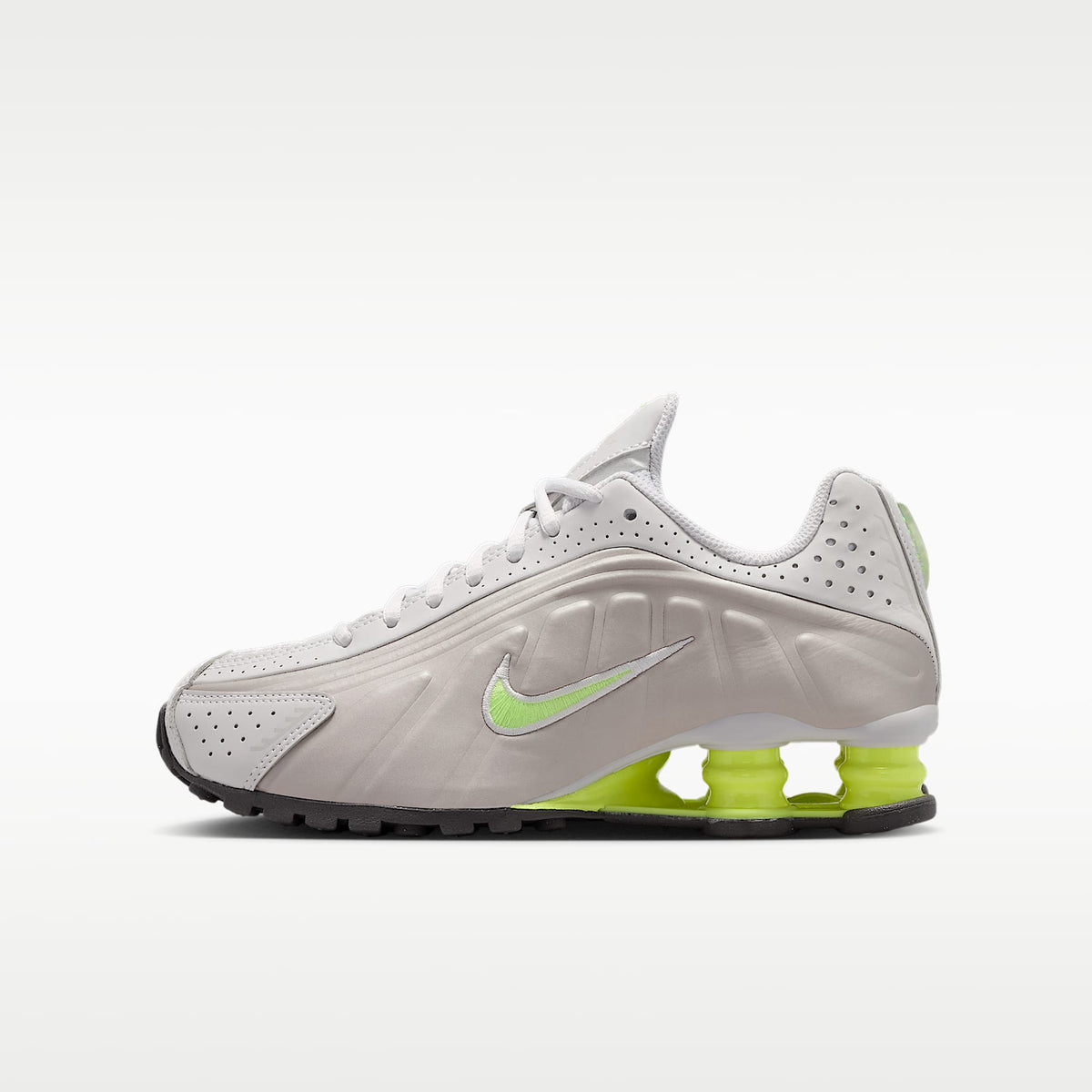 Nike Shox R4 – Gris universitario/Gris vasto/Ceniza medio/Volt – vista 1