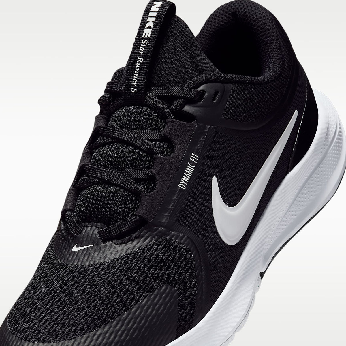 Nike Star Runner 5 – Negro/Blanco/Blanco cumbre/Blanco – vista 7