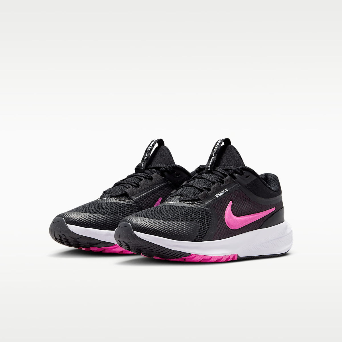 Nike Star Runner 5 – Negro/Antracita/Blanco/Fucsia láser – vista 5