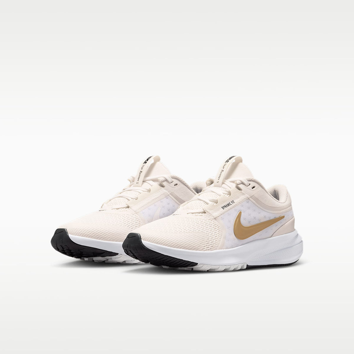 Nike Star Runner 5 – Tinte platino/Negro/Oro metalizado – vista 5