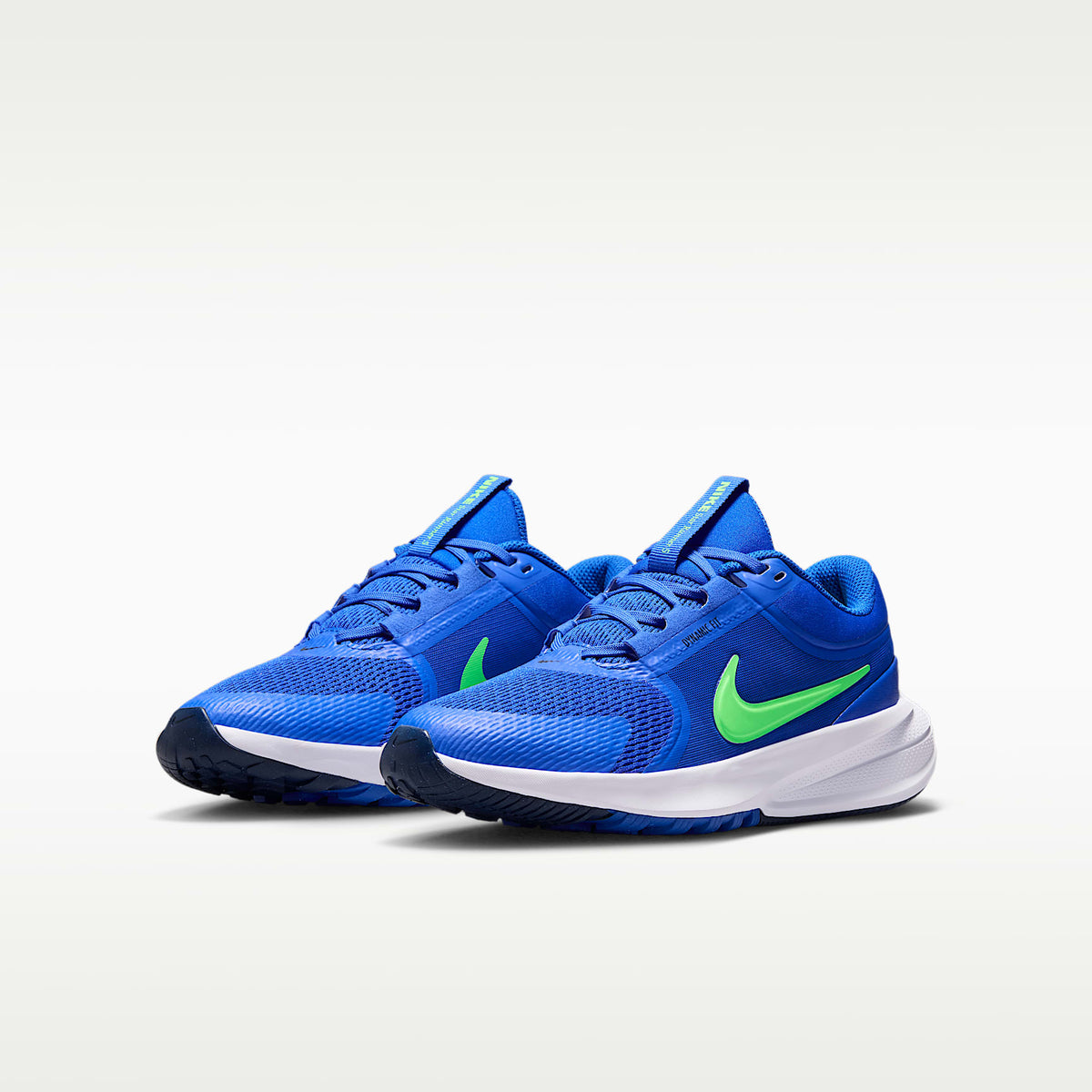 Nike Star Runner 5 – Azul carrera/Azul marino medianoche/Verde ilusión – vista 5