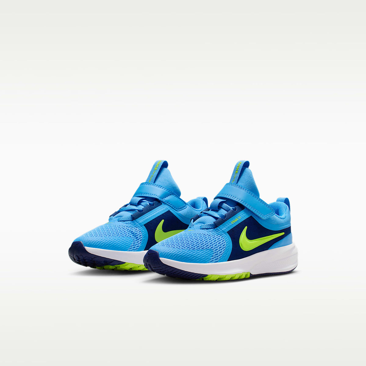 Nike Star Runner 5 – Azul universitario/Azul vacío/Gris fútbol/Volt – vista 5