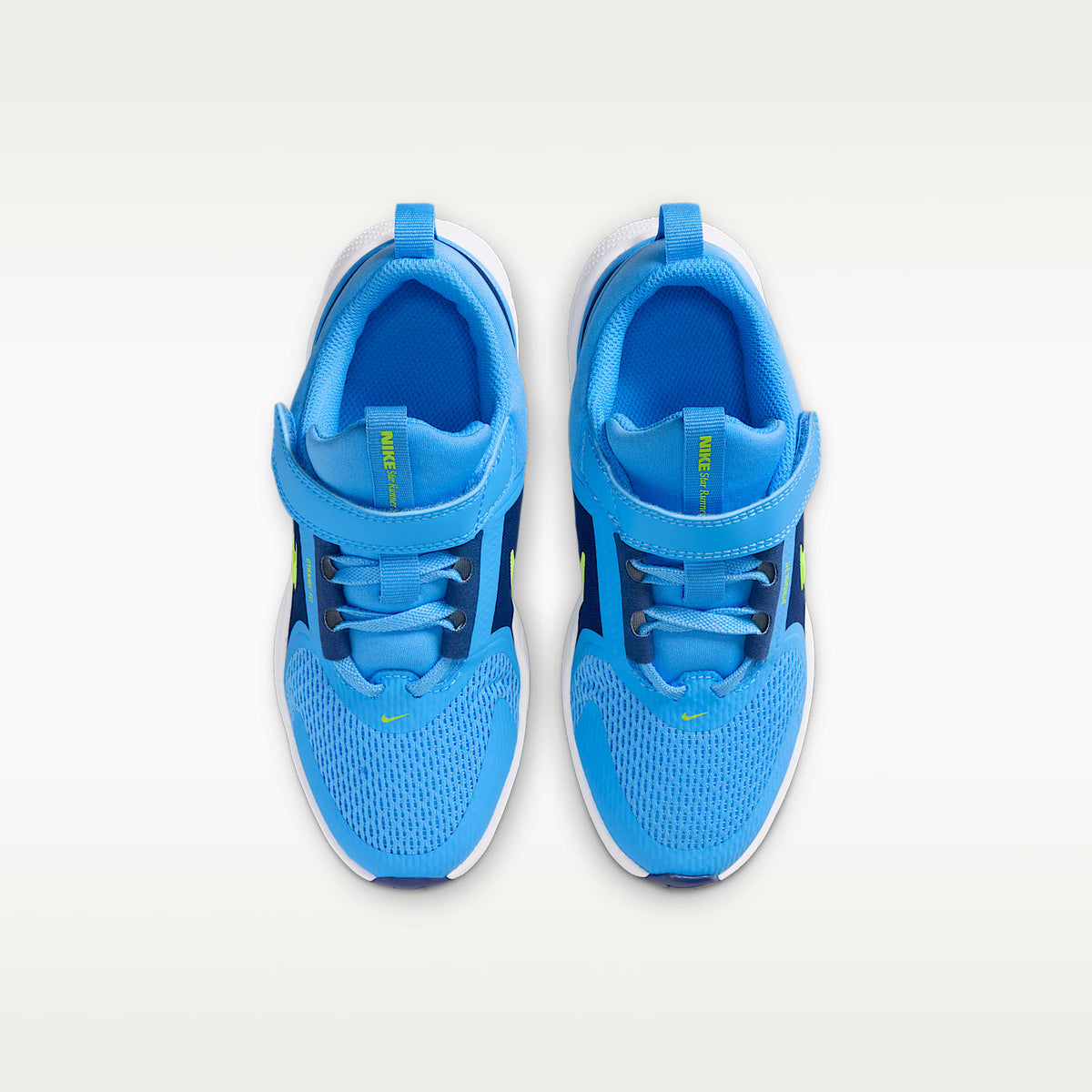 Nike Star Runner 5 – Azul universitario/Azul vacío/Gris fútbol/Volt – vista 4