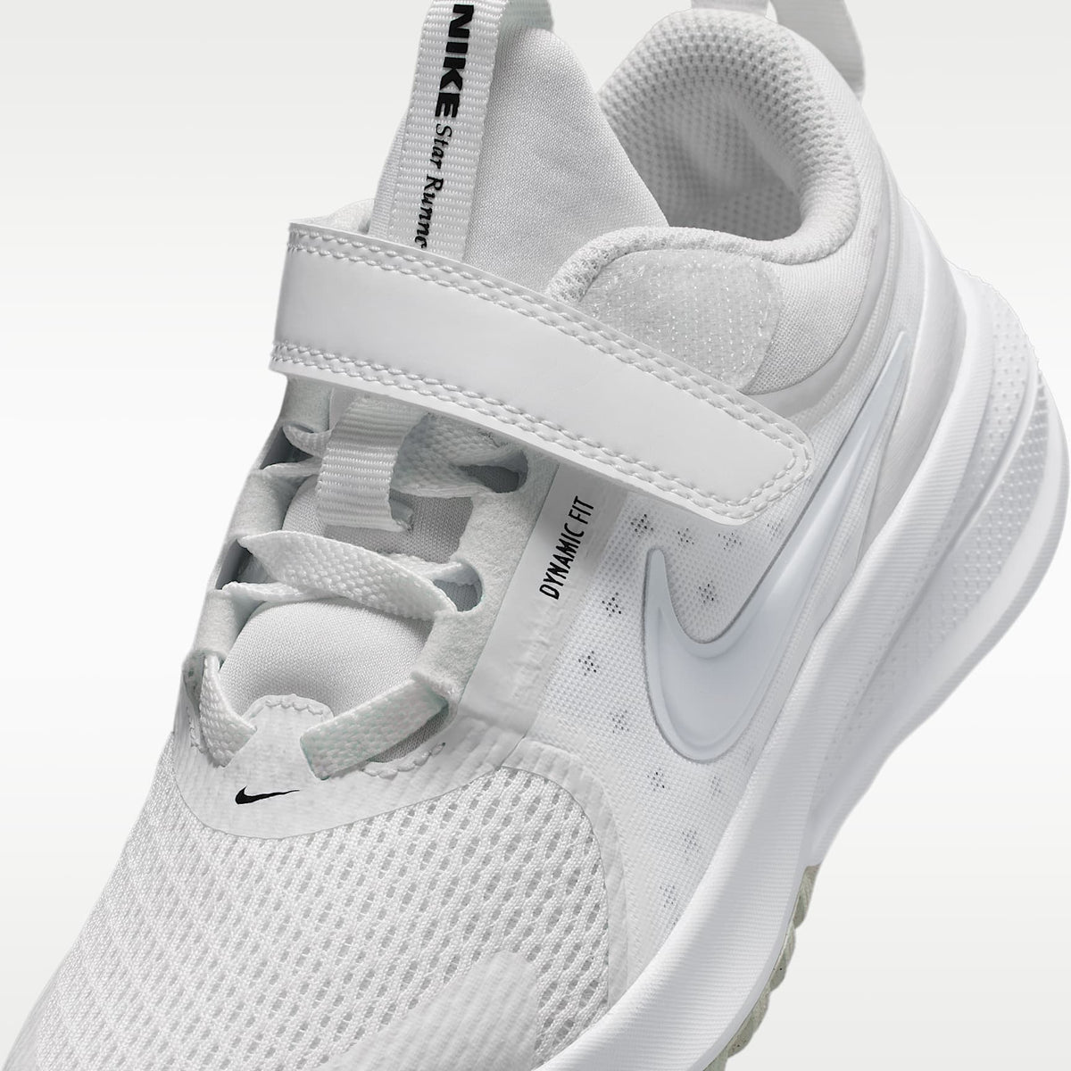 Nike Star Runner 5 – Blanco cumbre/Negro/Blanco – vista 7