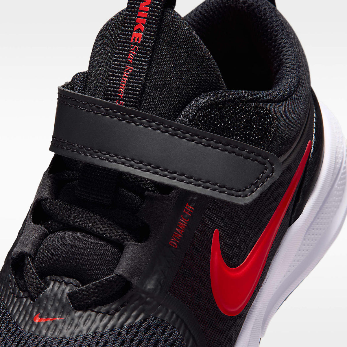 Nike Star Runner 5 – Negro/Rojo universitario – vista 7