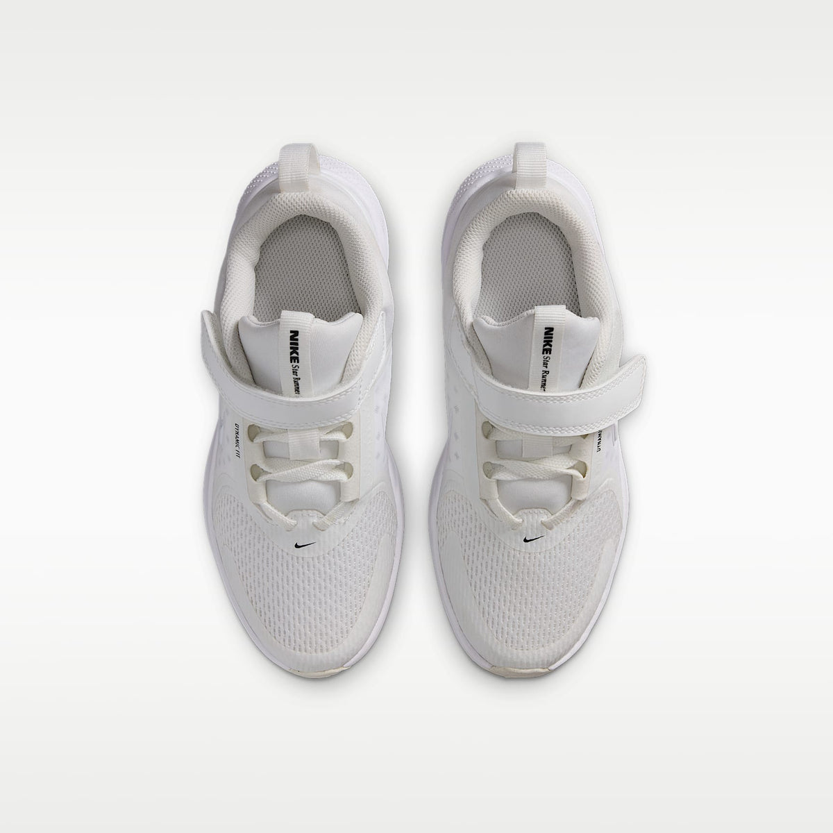 Nike Star Runner 5 – Blanco cumbre/Negro/Blanco – vista 4