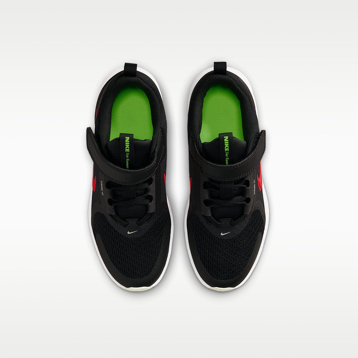 Nike Star Runner 5 – Negro/Antracita/Tinte volt/Carmesí brillante – vista 4