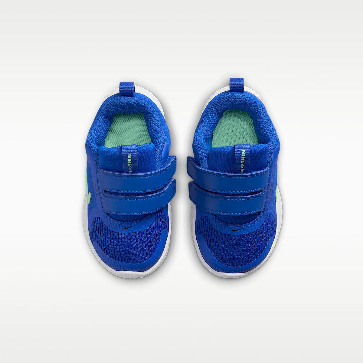 Nike Star Runner 5 – Azul carrera/Azul marino medianoche/Verde ilusión – vista 4