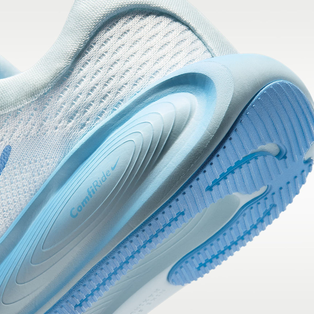Nike Stellar Ride – Blanco cumbre/Azul glacial/Azul fútbol – vista 8