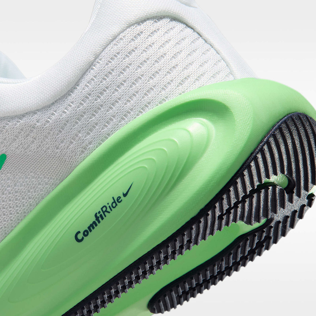 Nike Stellar Ride – Blanco/Polvo fotón/Verde chispa/Verde ilusión – vista 8