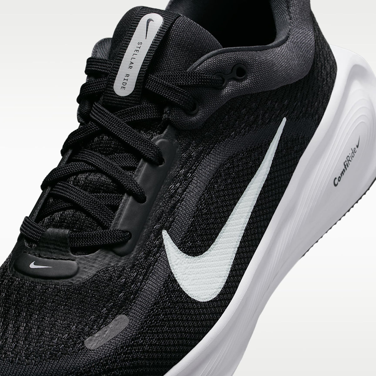 Nike Stellar Ride – Negro/Antracita/Platino puro/Blanco – vista 7