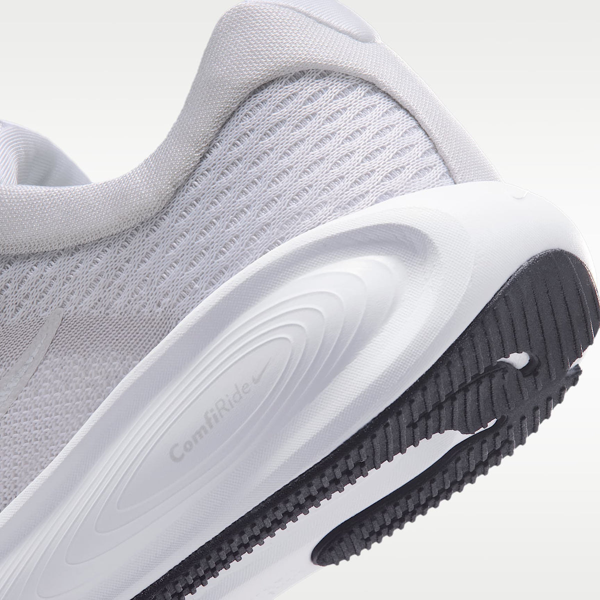 Nike Stellar Ride – Blanco/Gris vasto/Negro/Plata metalizado – vista 8