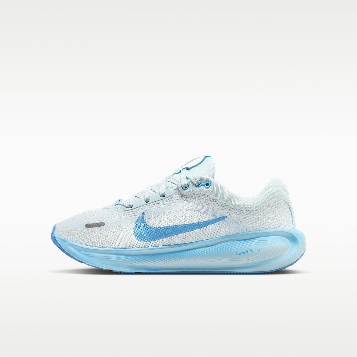 Nike Stellar Ride – Blanco cumbre/Azul glacial/Azul fútbol – vista 1