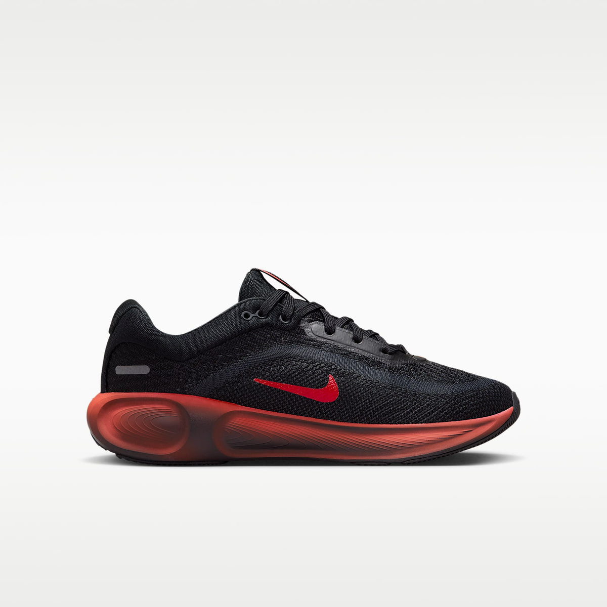Nike Stellar Ride – Negro/Gris azulado/Rojo universitario/Rojo órbita – vista 3
