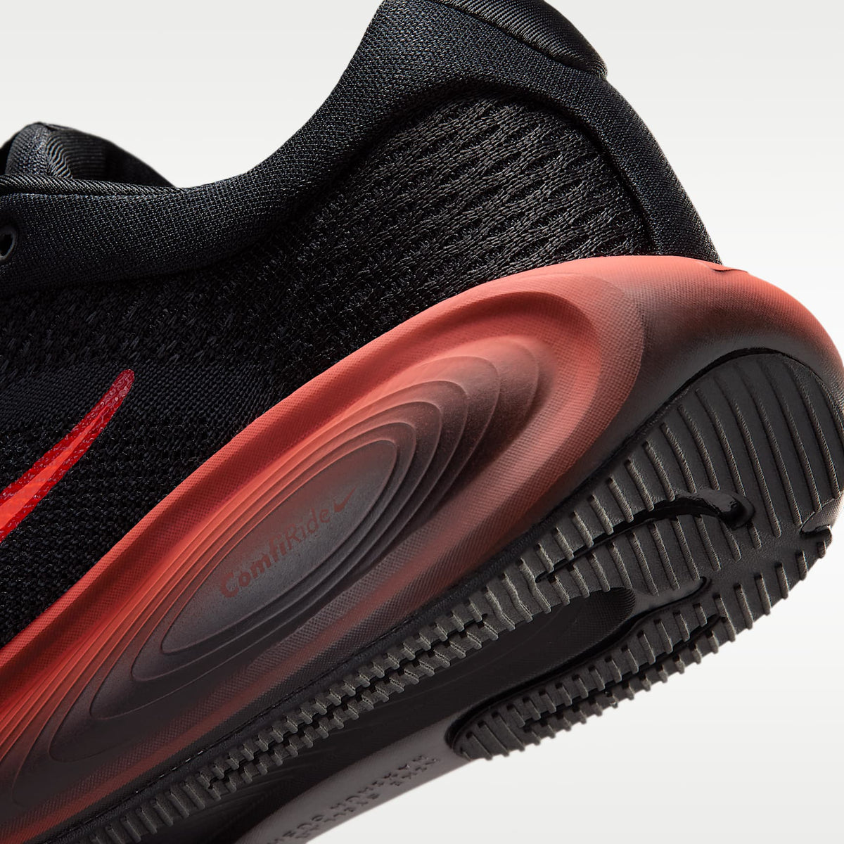 Nike Stellar Ride – Negro/Gris azulado/Rojo universitario/Rojo órbita – vista 8