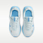 Nike Stellar Ride – Blanco cumbre/Azul glacial/Azul fútbol – vista 4