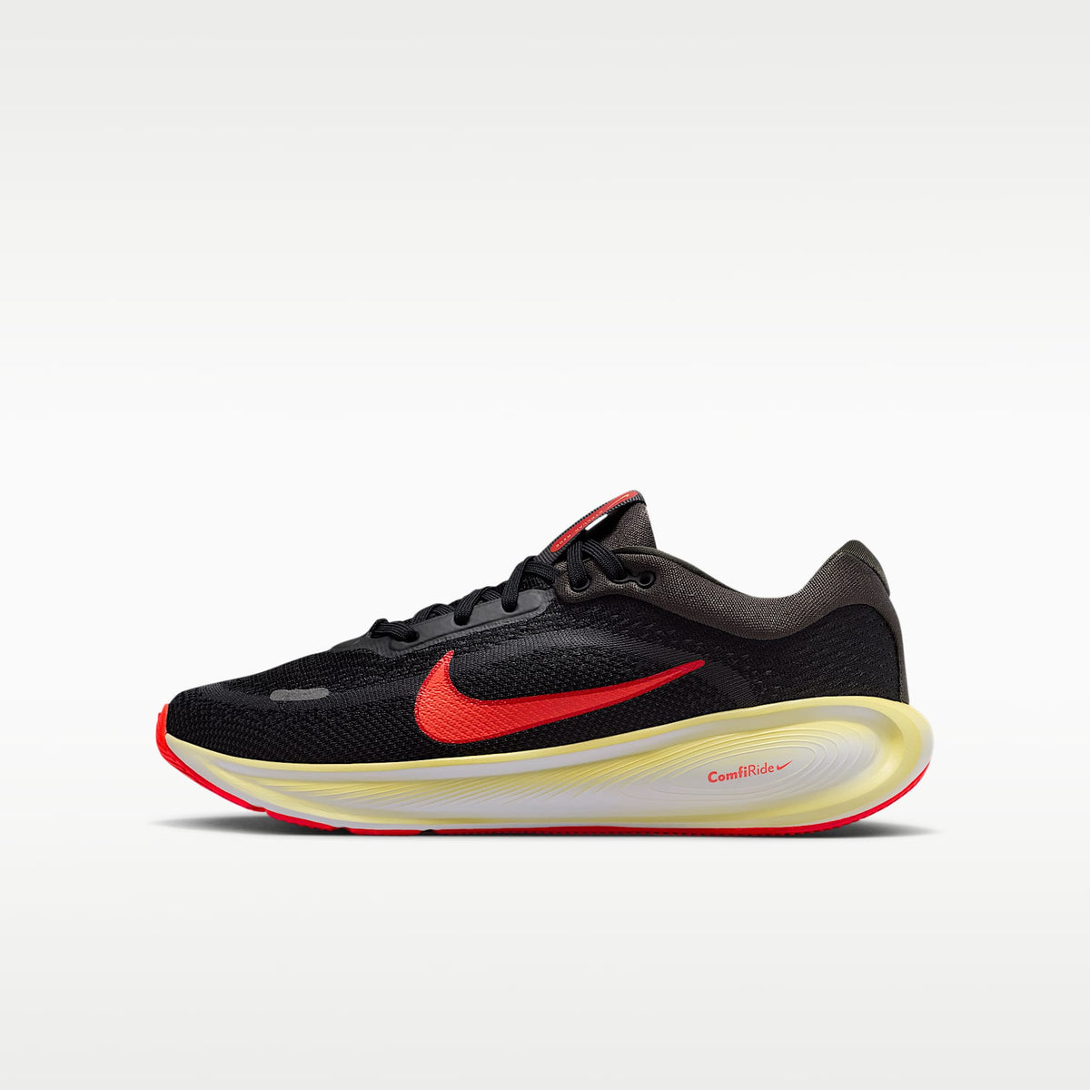 Nike Stellar Ride – Negro/Ceniza medio/Carmesí claro/Carmesí brillante – vista 1