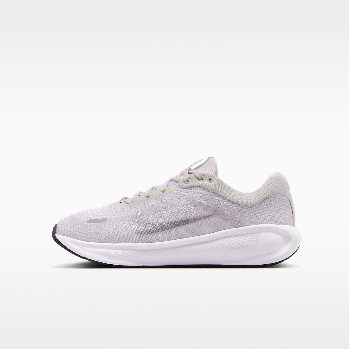 Nike Stellar Ride – Blanco/Gris vasto/Negro/Plata metalizado – vista 1