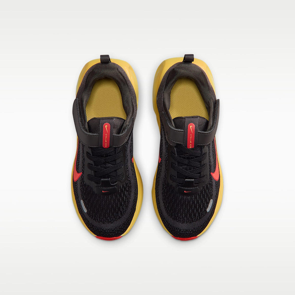 Nike Stellar Ride – Negro/Ceniza medio/Carmesí claro/Carmesí brillante – vista 4