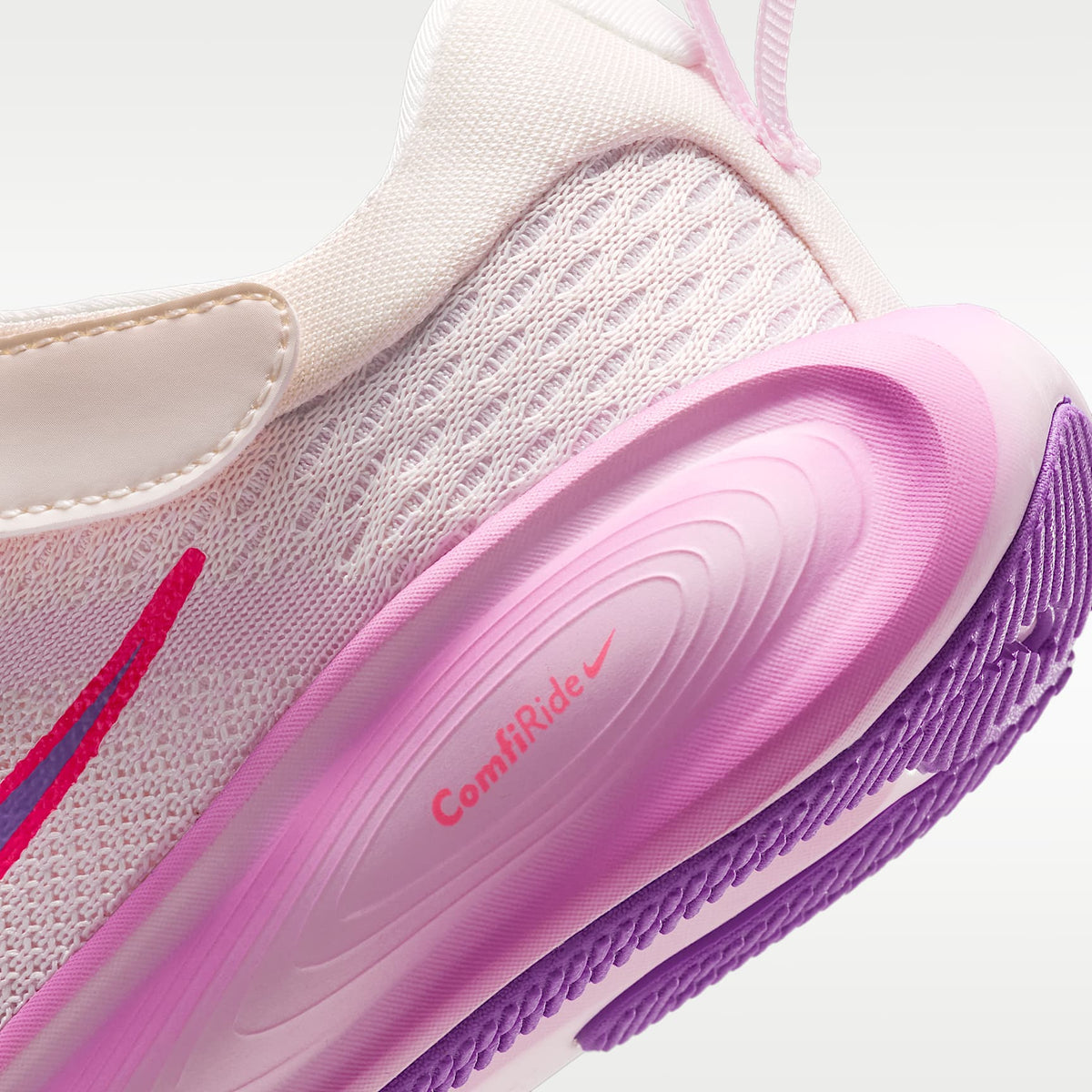 Nike Stellar Ride – Tiza/Espuma rosa/Carmesí brillante/Violeta brillante – vista 8