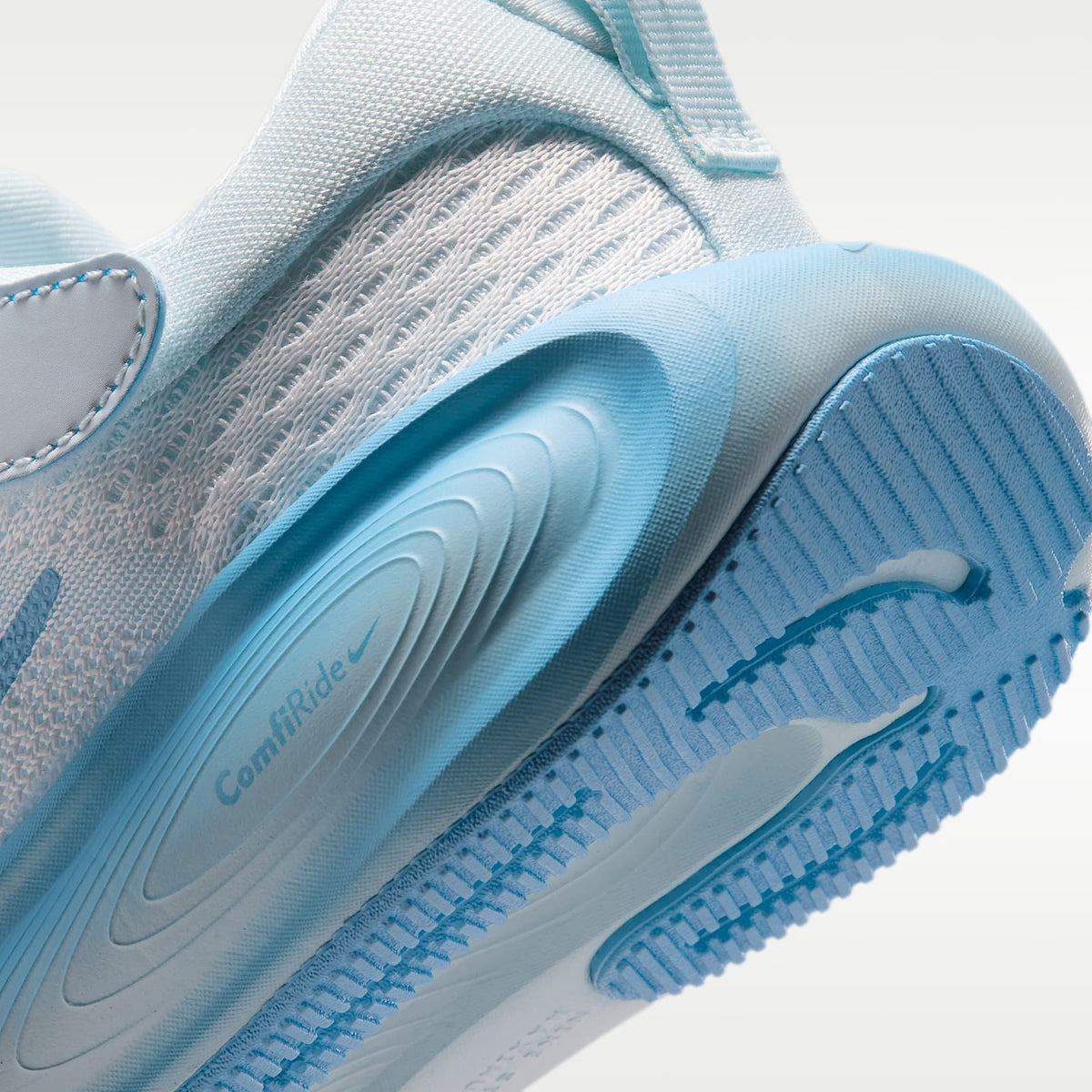 Nike Stellar Ride – Blanco cumbre/Azul glacial/Azul fútbol – vista 8