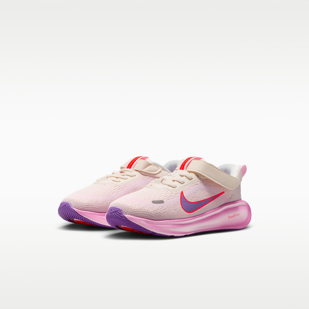 Nike Stellar Ride – Tiza/Espuma rosa/Carmesí brillante/Violeta brillante – vista 5