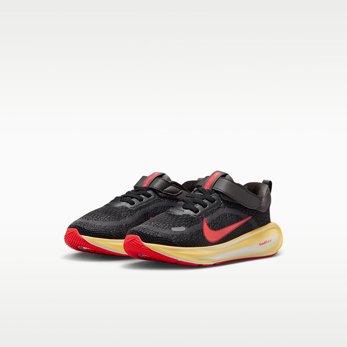 Nike Stellar Ride – Negro/Ceniza medio/Carmesí claro/Carmesí brillante – vista 5