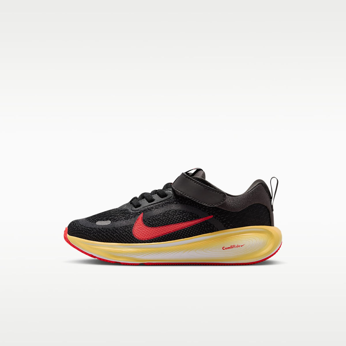 Nike Stellar Ride – Negro/Ceniza medio/Carmesí claro/Carmesí brillante – vista 1