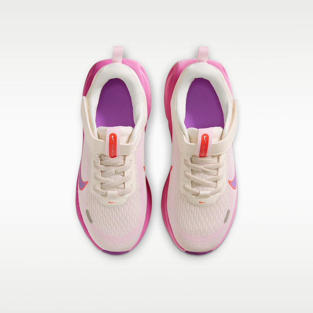 Nike Stellar Ride – Tiza/Espuma rosa/Carmesí brillante/Violeta brillante – vista 4