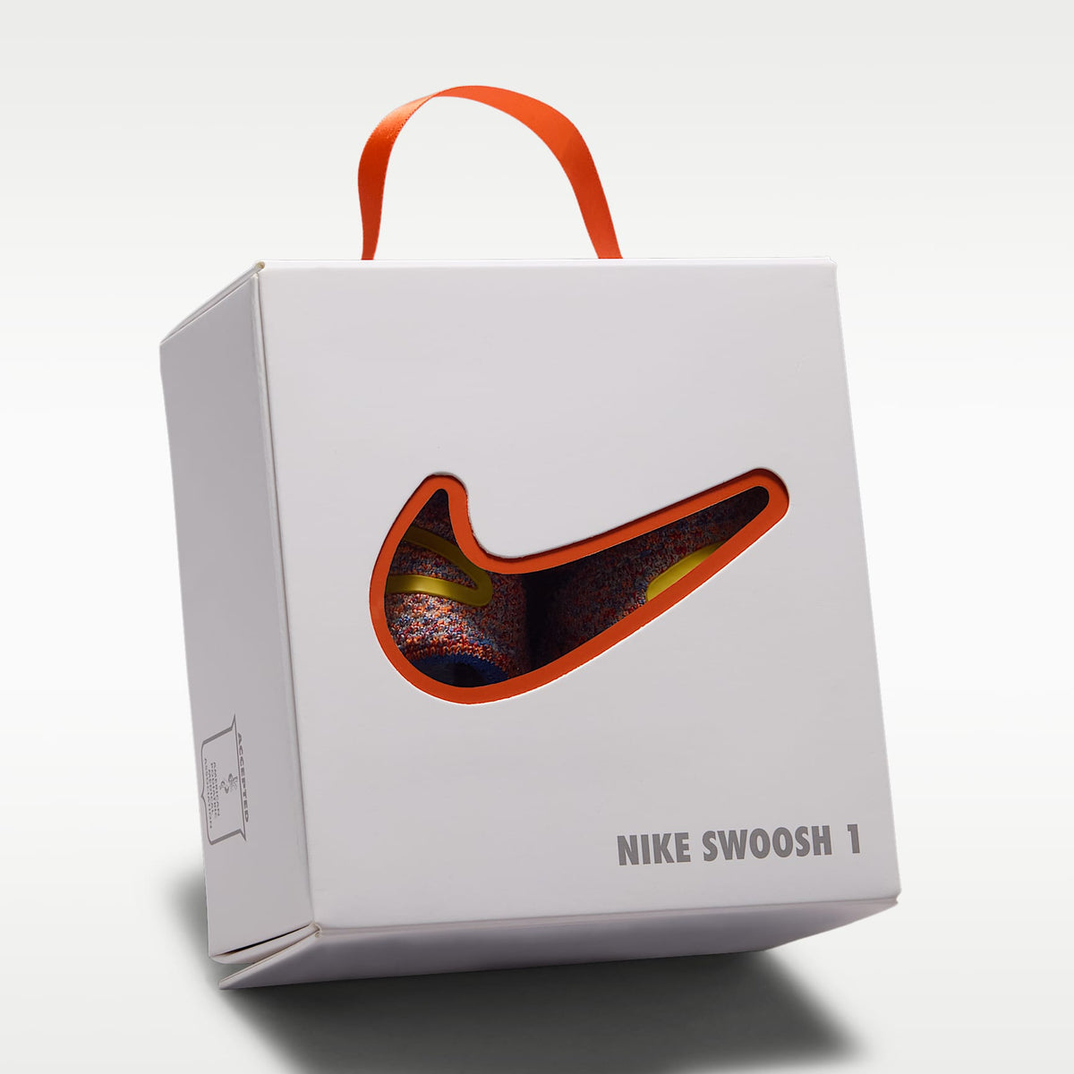 Nike Swoosh 1 – Azul glacial/Azul cristal/Naranja total/Oro topacio – vista 9