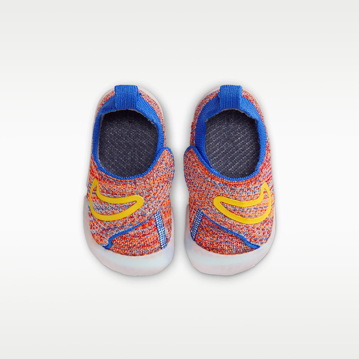 Nike Swoosh 1 – Azul glacial/Azul cristal/Naranja total/Oro topacio – vista 4