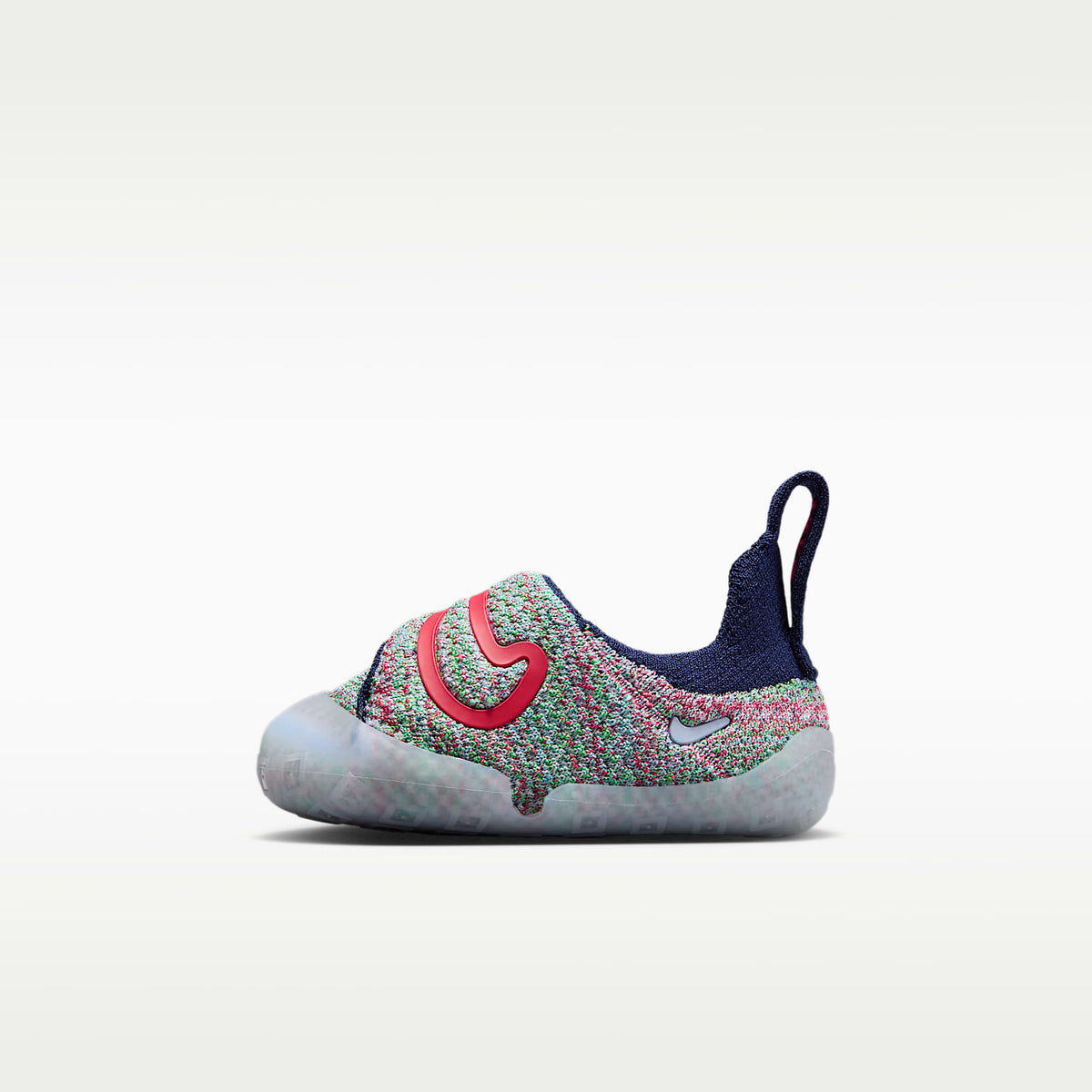 Nike Swoosh 1 – Azul hidrógeno/Azul marino medianoche/Verde chispa/Rojo fusión – vista 1