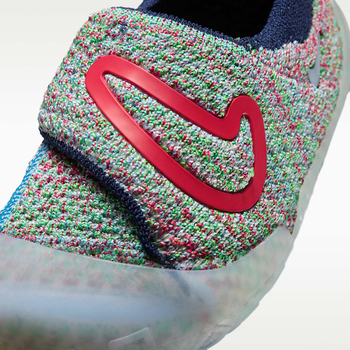 Nike Swoosh 1 – Azul hidrógeno/Azul marino medianoche/Verde chispa/Rojo fusión – vista 7