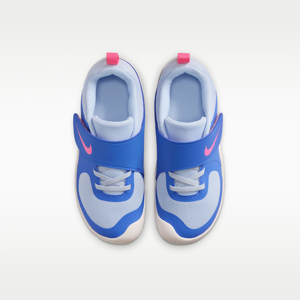 Nike Swoosh 1 Essential – Azul medio/Azul hidrógeno/Blanco cumbre/Rosa resplandor – vista 4