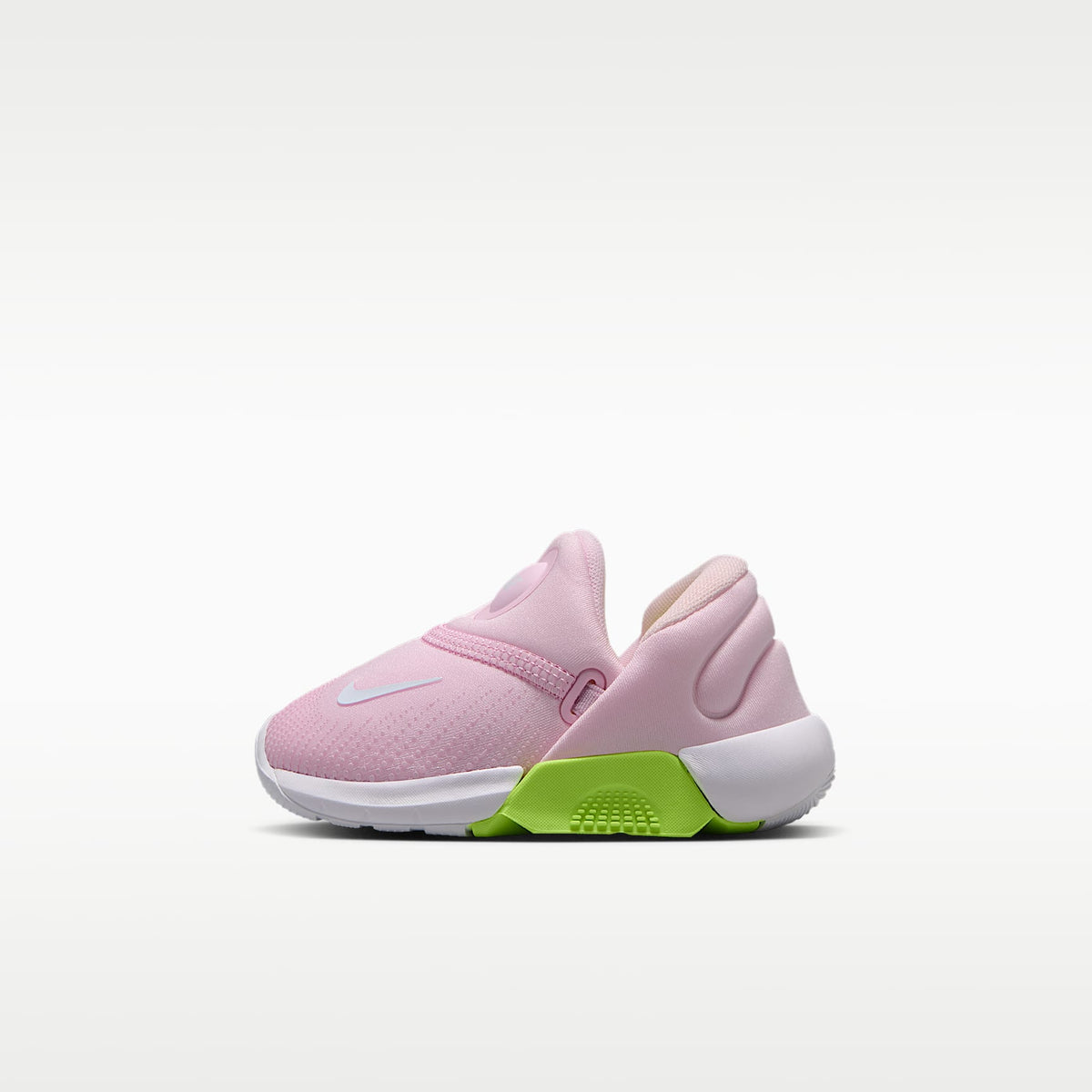 Nike Swoosh Go – Espuma rosa/Volt/Voltio ligero/Vela – vista 1