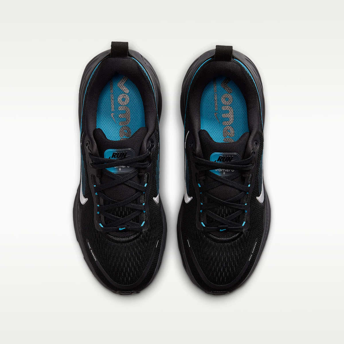 Nike Vomero 18 – Negro/Azul corriente claro/Antracita/Plata – vista 4