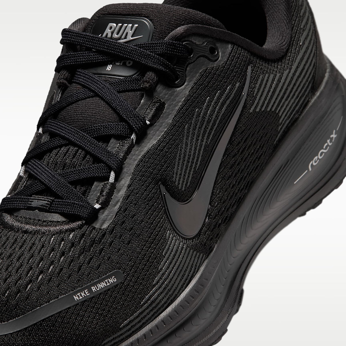 Nike Vomero 18 – Negro/Gris humo oscuro/Gris humo claro/Negro – vista 7