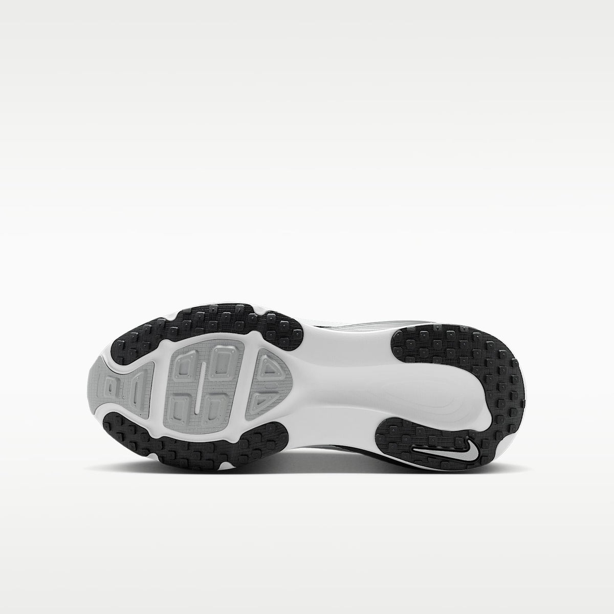 Nike Vomero 18 – Blanco cumbre/Negro/Blanco cáscara de huevo/Plata metalizado – vista 2