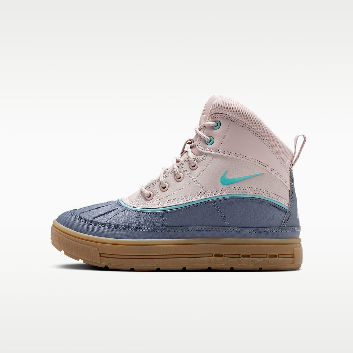 Nike Woodside 2 High – Violeta platino/Carbón claro/Marrón claro goma/Denim turquesa – vista 1